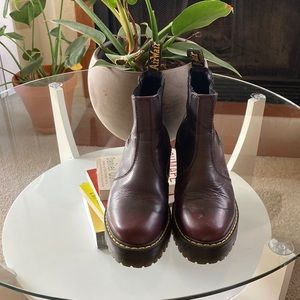 Dr. Martens Rometty Boots in Burgundy